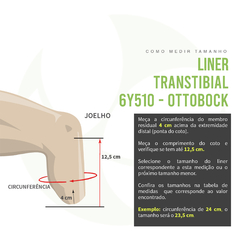 Liner Transtibial Sem Conexão E Sem Revestimento Uneo Flex 6Y510 - Ottobock
