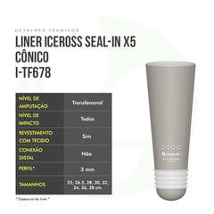 Liner Transfemural Cônico Iceross Seal-In X5 I-Tf678 - Ossur