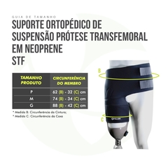 Suporte Ortopédico Suspensão Transfemural Neoprene Stf - Polior