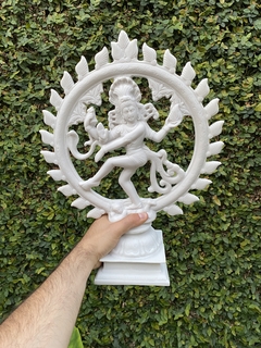 Escultura Shiva Nataraja Meditação - Marmorite (42cm) - Zenz Arts