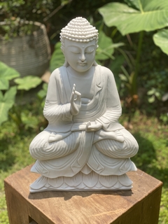 Buda Vitarka Mudra (G) - Marmorite (53cm) na internet
