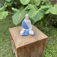 Jesus Meditando Gesso (19cm)(ATÉ 10 Dias P/ PRODUZIR 5) - Zenz Arts