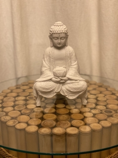 Buda Levitando Meditando - Marmorite (27cm) - loja online