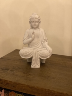Imagem do Buda Levitando Proteção - Marmorite (27cm)