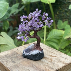 Árvore De Pedra - Bonsai - Ametista (30cm)