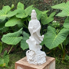 Deusa Kuan Yin Grande - Marmorite (62cm)
