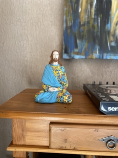 Escultura Jesus Meditando Gesso (19cm)(ATÉ 10 Dias PARA PRODUZIR) na internet