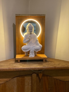 Buda Levitando + Oratório - Marmorite (38cm) na internet