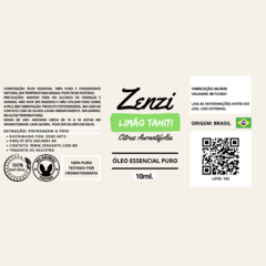 Óleo Essencial Limão Tahiti - 100% Puro (10ml) - loja online