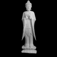 Sidarta/Buda em pé GRANDE - Marmorite (160cm)