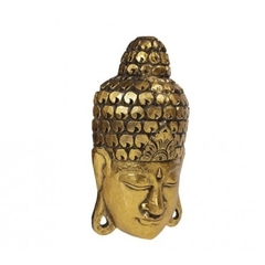 Máscara de Pendurar/Parede - Buda Dourado - Madeira (Bali) na internet
