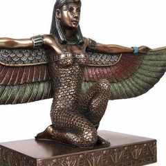 Escultura Egípcia - "Deusa do Amor - Ísis" (17x25cm) - comprar online
