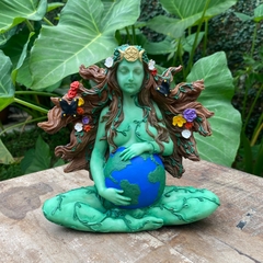 Estátua Deusa Gaia "Mãe-Terra" - Resina (Segunda Linha)