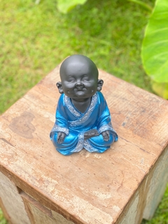Monge/Buda Gordinho Sorrindo com Covinha -Mamorite (21cm) A - comprar online