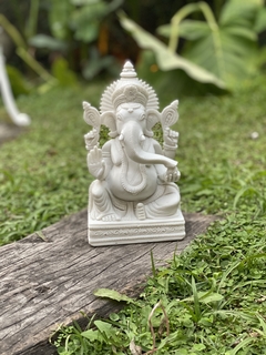 Ganesha 21cm - Fortuna Prosperidade - Marmorite - Zenz Arts
