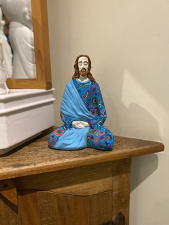 Jesus Meditando Gesso (19cm)(ATÉ 10 Dias ÚTEIS PARA PRODUZIR) na internet