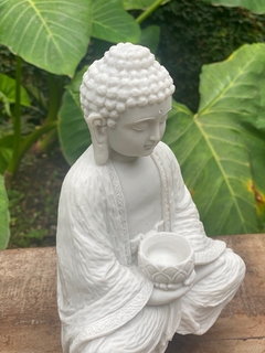 Buda Levitando Meditando - Marmorite (27cm)