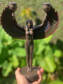 Escultura Ísis P Velas Egípcia - "Deusa do Amor - Ísis" (31cm) - comprar online