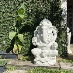 Escultura Hari Ganesh em Marmorite