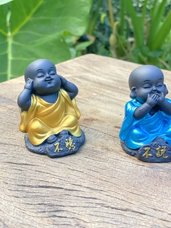 Trio Monges Sábios - Resina (6.5cm) na internet