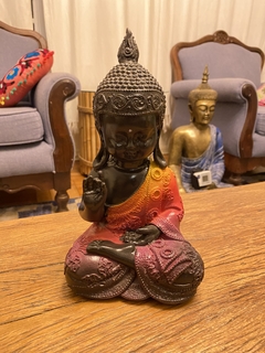 Escultura Buda Proteção - Marmorite (27cm) na internet
