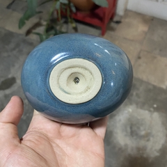 Incensário de Cerâmica Cumbuca Oval - Artesanal