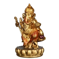 Imagem do Ganesha Dançarina - Resina (20cm)