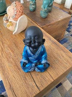 Monge/Buda Gordinho Sorrindo com Covinha -Mamorite (21cm) A - loja online