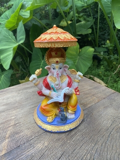 Ganesha Prosperidade M - Resina (18cm) - comprar online