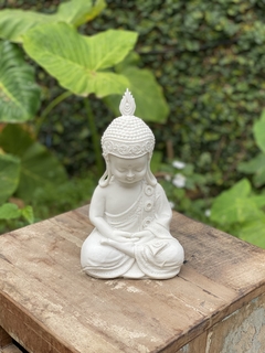 Escultura Buda Meditando Marmorite (27cm)