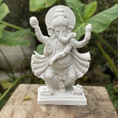 Escultura Ganesha Prosperidade - Marmorite (34cm)