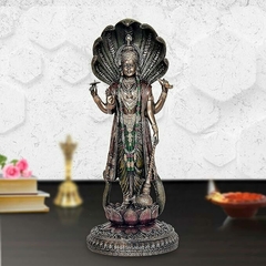 Escultura Hindu Vishnu, Veronese Design 32,5cm - loja online