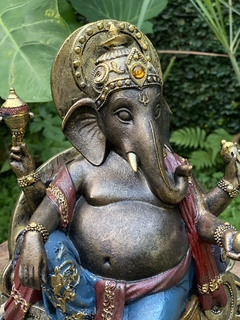Imagem do Ganesha Prosperidade G - Resina  (27cm)