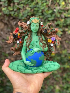 Estátua Deusa Gaia "Mãe-Terra" - Resina (Segunda Linha) - Zenz Arts