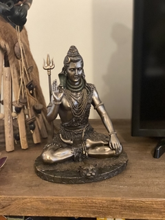 Escultura Shiva Meditação Veronese - loja online