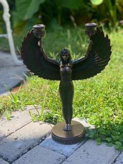 Escultura Ísis P Velas Egípcia - "Deusa do Amor - Ísis" (31cm) na internet