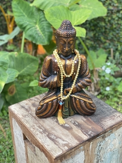 Escultura Buda Madeira Bali