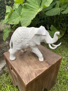 Elefante Indiano - Marmorite (40cm) - Zenz Arts