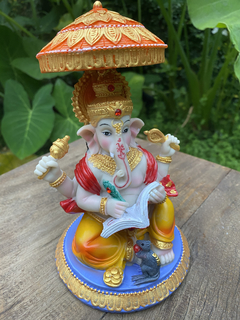 Ganesha Prosperidade M - Resina (18cm) - Zenz Arts