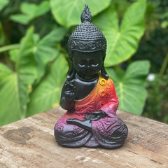 Escultura Buda Proteção - Marmorite (27cm) - comprar online