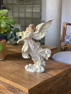 Anjo da Guarda Com Criança Veronese (Pintado à mão) - loja online