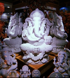 Escultura Ganesha em Marmorite