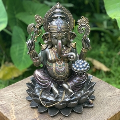 Ganesha Prosperidade G - Resina Maciça (altíssima qualidade)