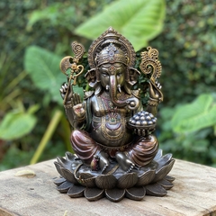 Ganesha Prosperidade M - Resina Maciça (altíssima qualidade)