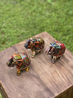 Elefante Indiano Colorido | - loja online
