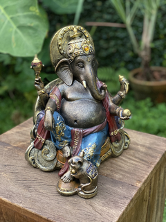 Ganesha Prosperidade G - Resina  (27cm) - loja online
