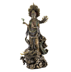 Deusa Kuan Yin Com Dragão Veronese