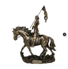 Escultura Joana D'arc No Cavalo Veronese