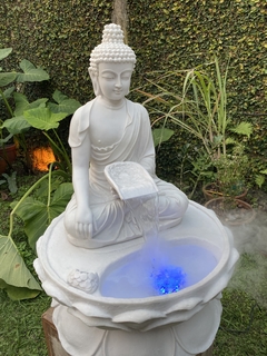 Imagem do Fonte de Buda Tibetano Marmorite (69cm) (110v ou 220v)