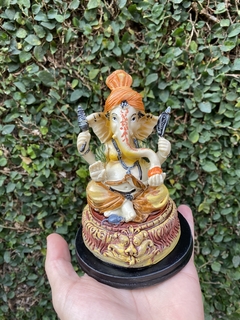 Ganesha Prosperidade M - Resina (14,5cm) na internet